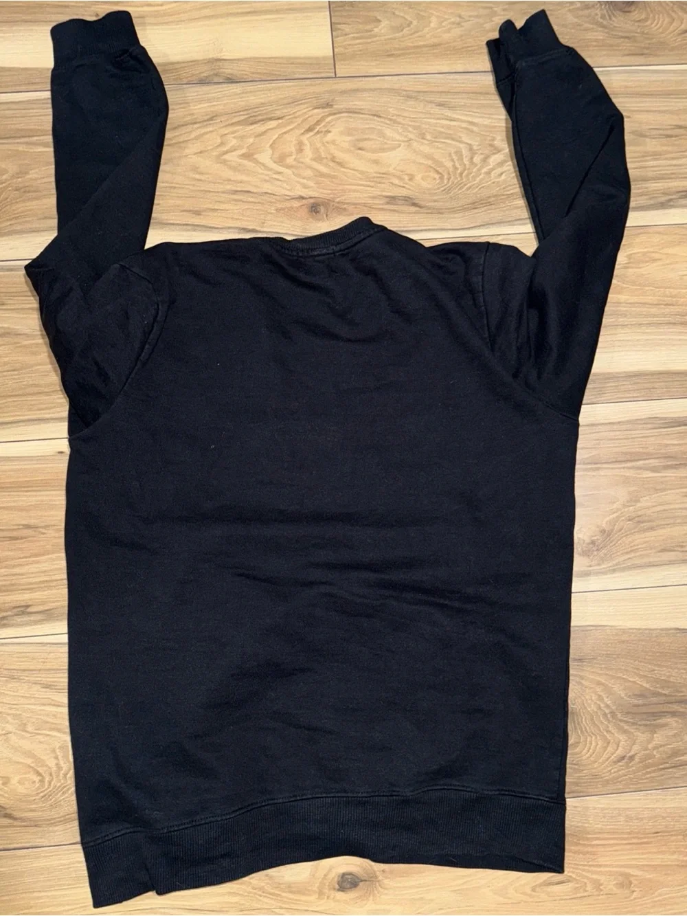 Women’s Jordache Stripped Sweater Sz M/L Pre Shrunk Striped 2 Tone Black Gray